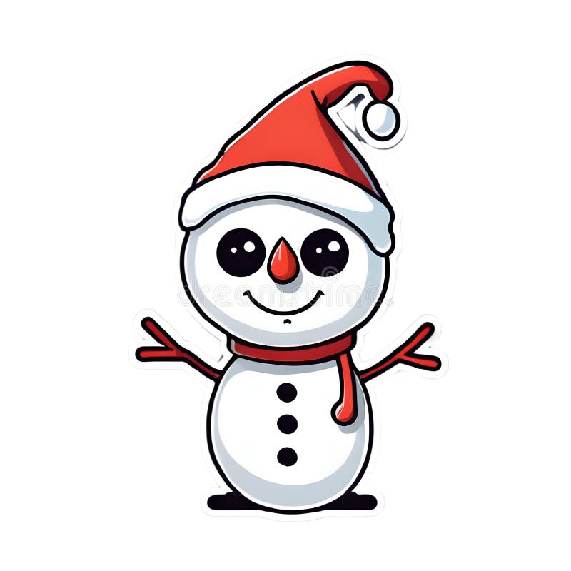 cute snowman transparent background 0055