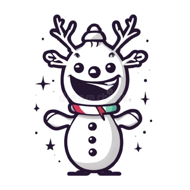 cute snowman transparent background 0056