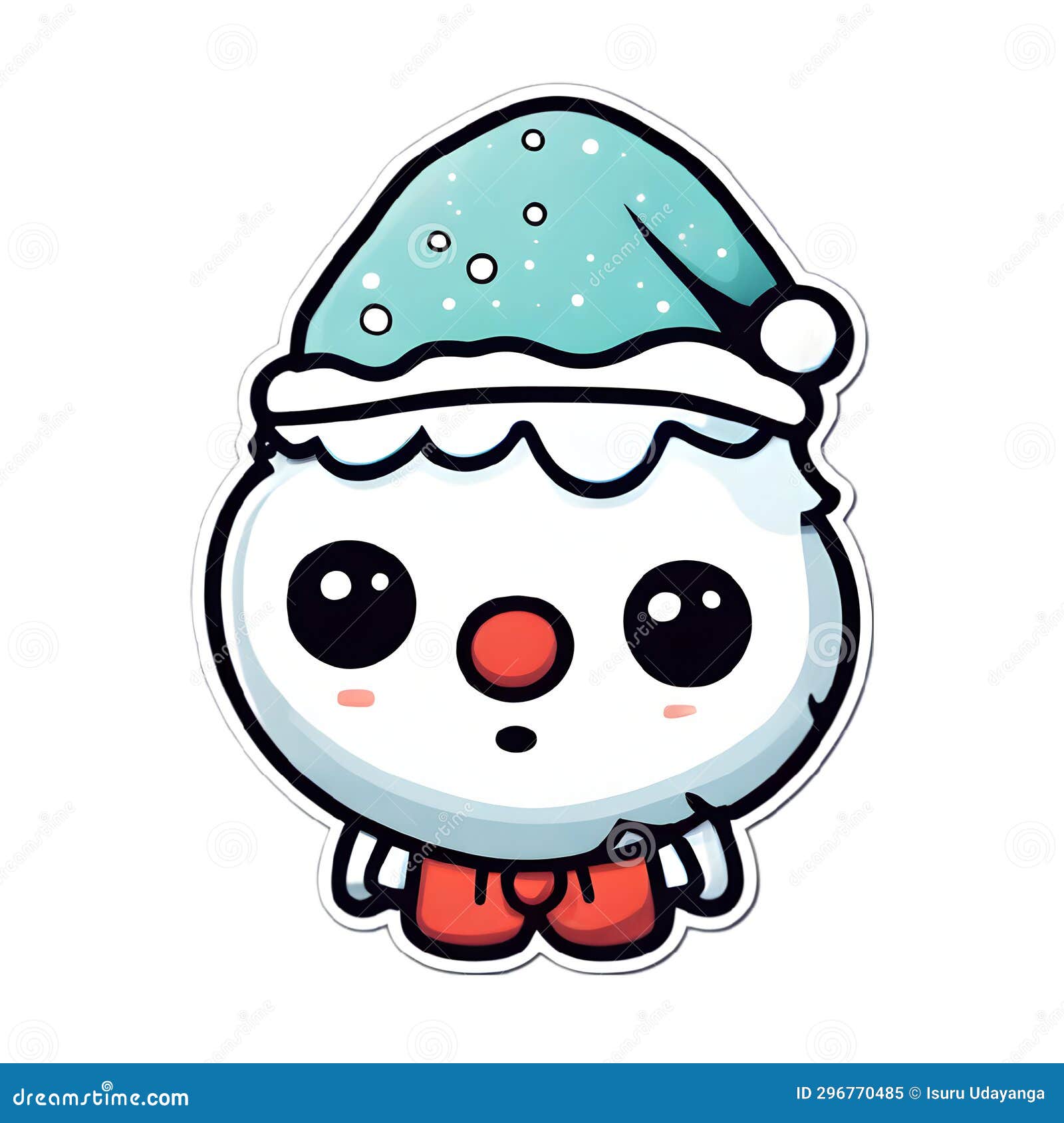 cute snowman transparent background 0061