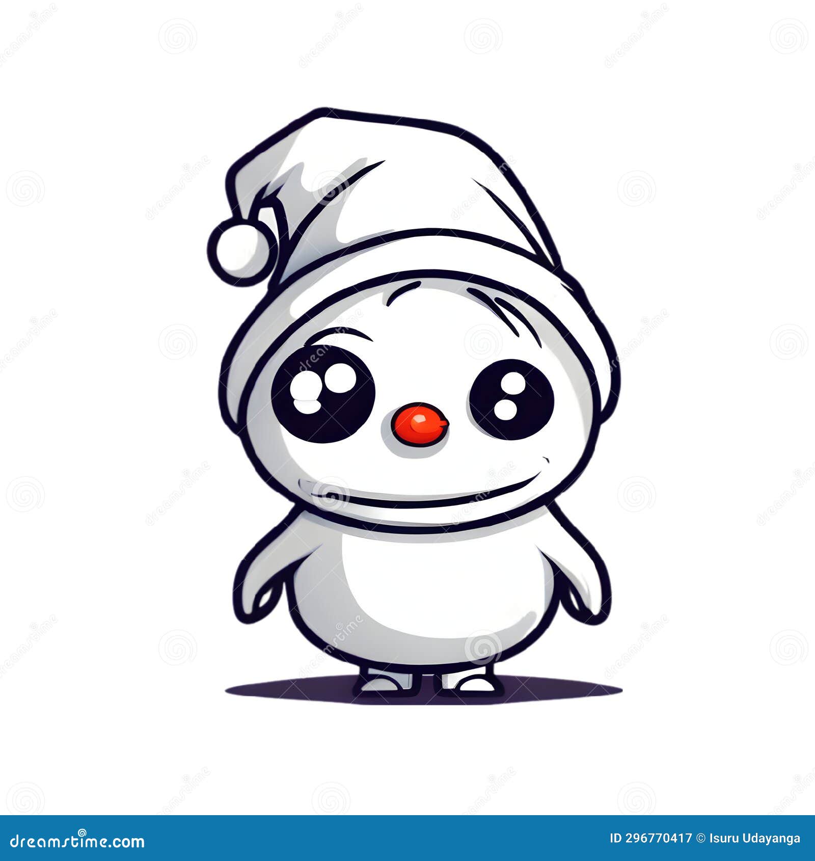 cute snowman transparent background 0066