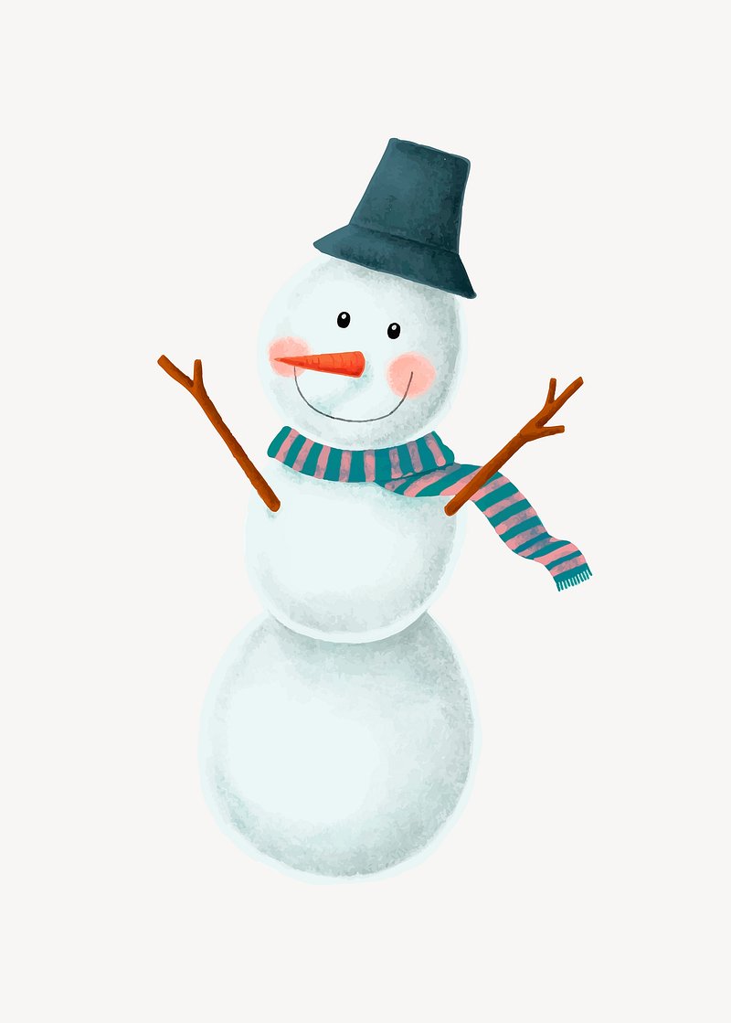 cute snowman transparent background 0072