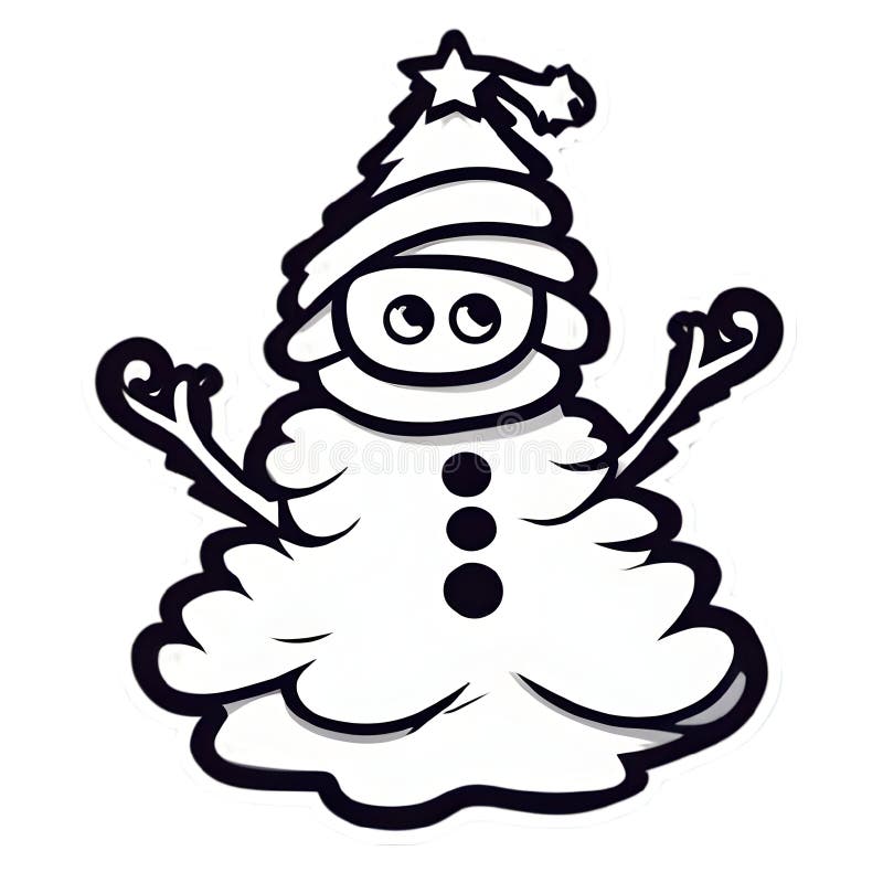 cute snowman transparent background 0073