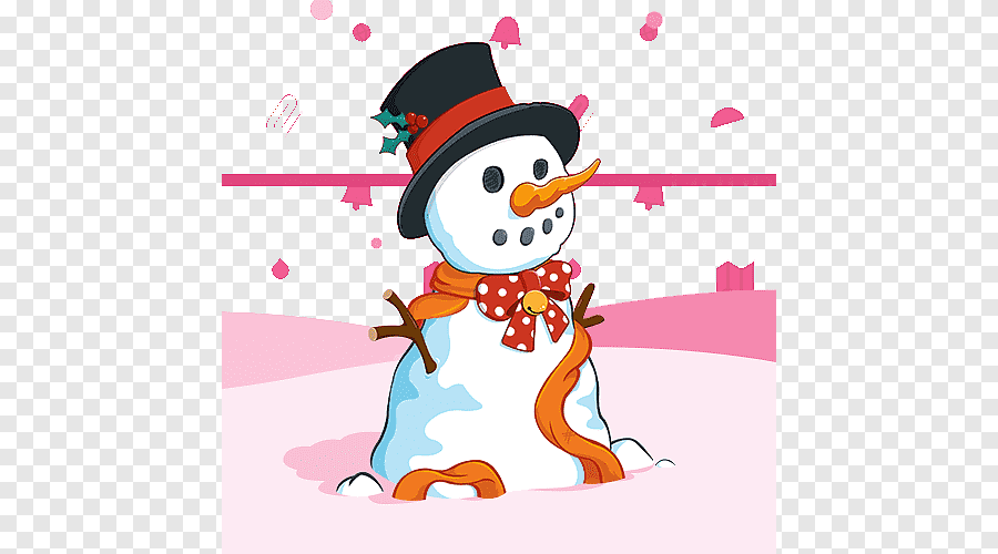 cute snowman transparent background 0077