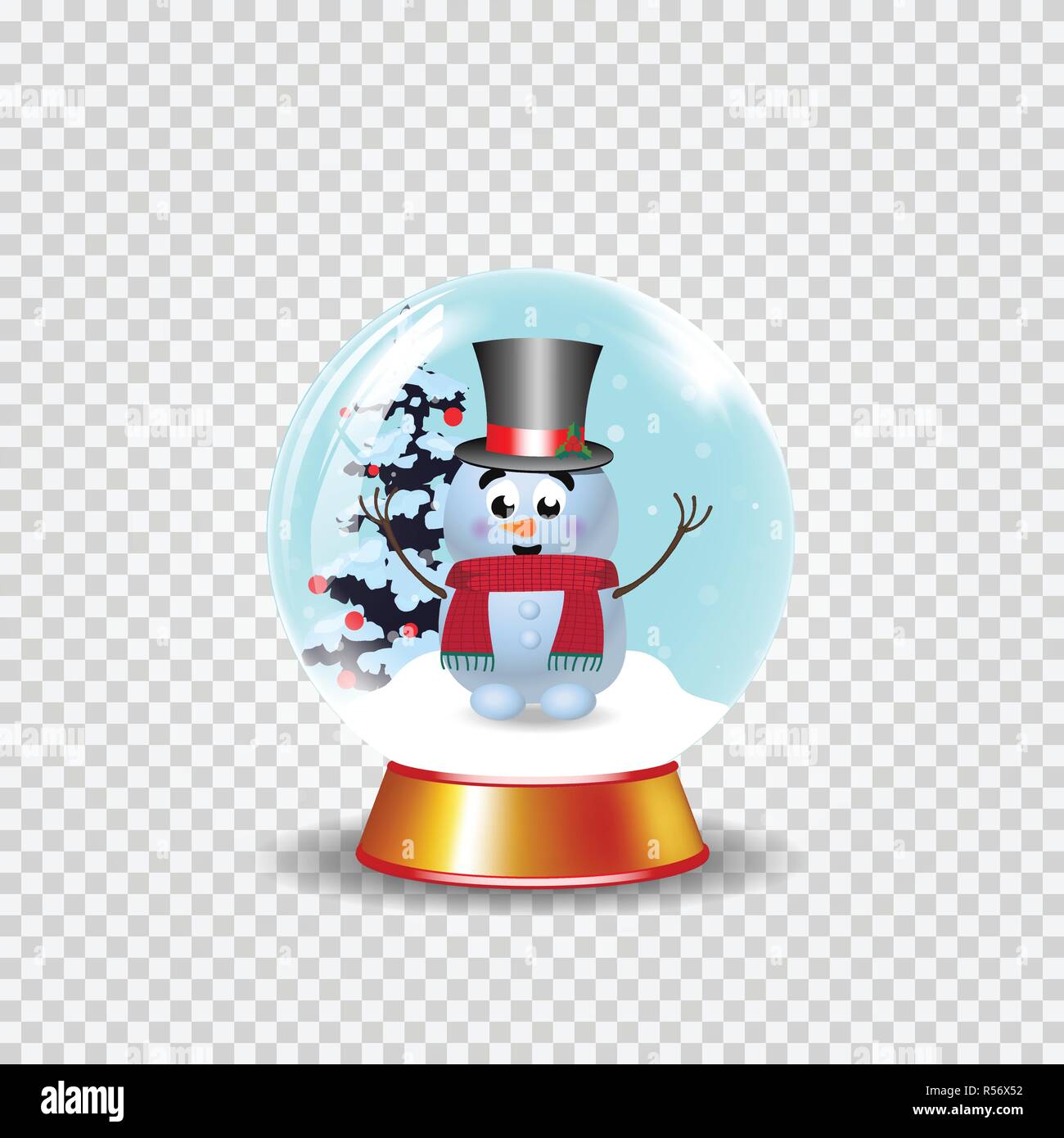 cute snowman transparent background 0079