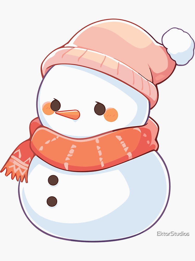 cute snowman transparent background 0082