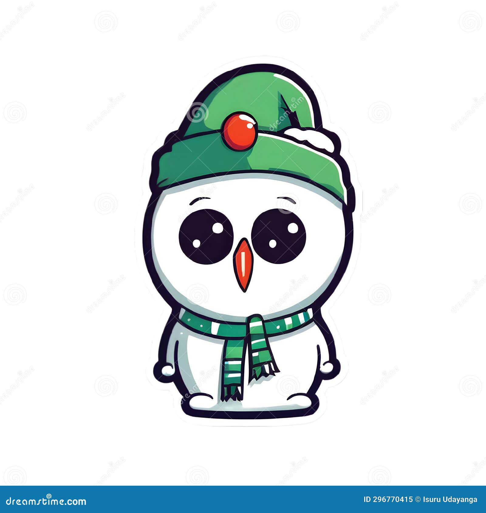 cute snowman transparent background 0083