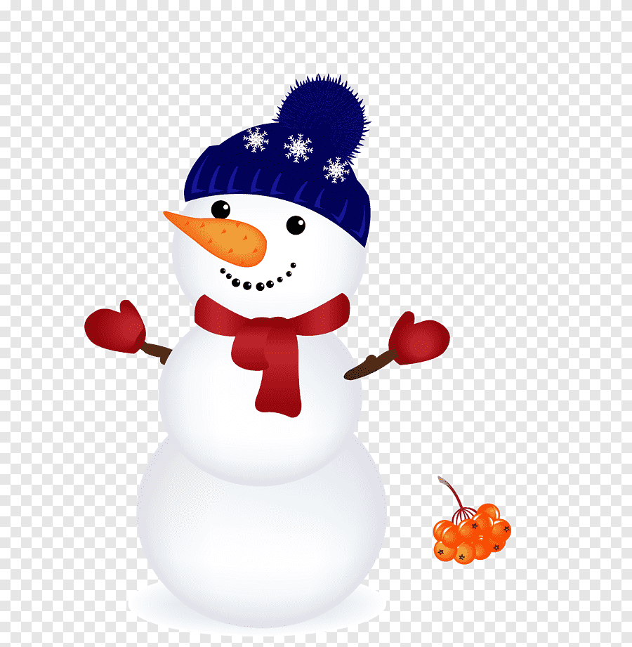 cute snowman transparent background 0091