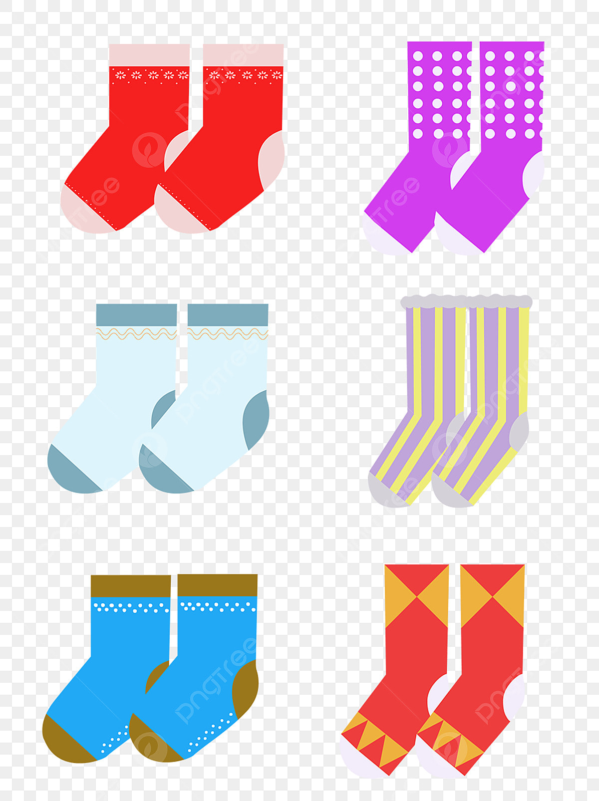 cute socks shirt transparent background 0035