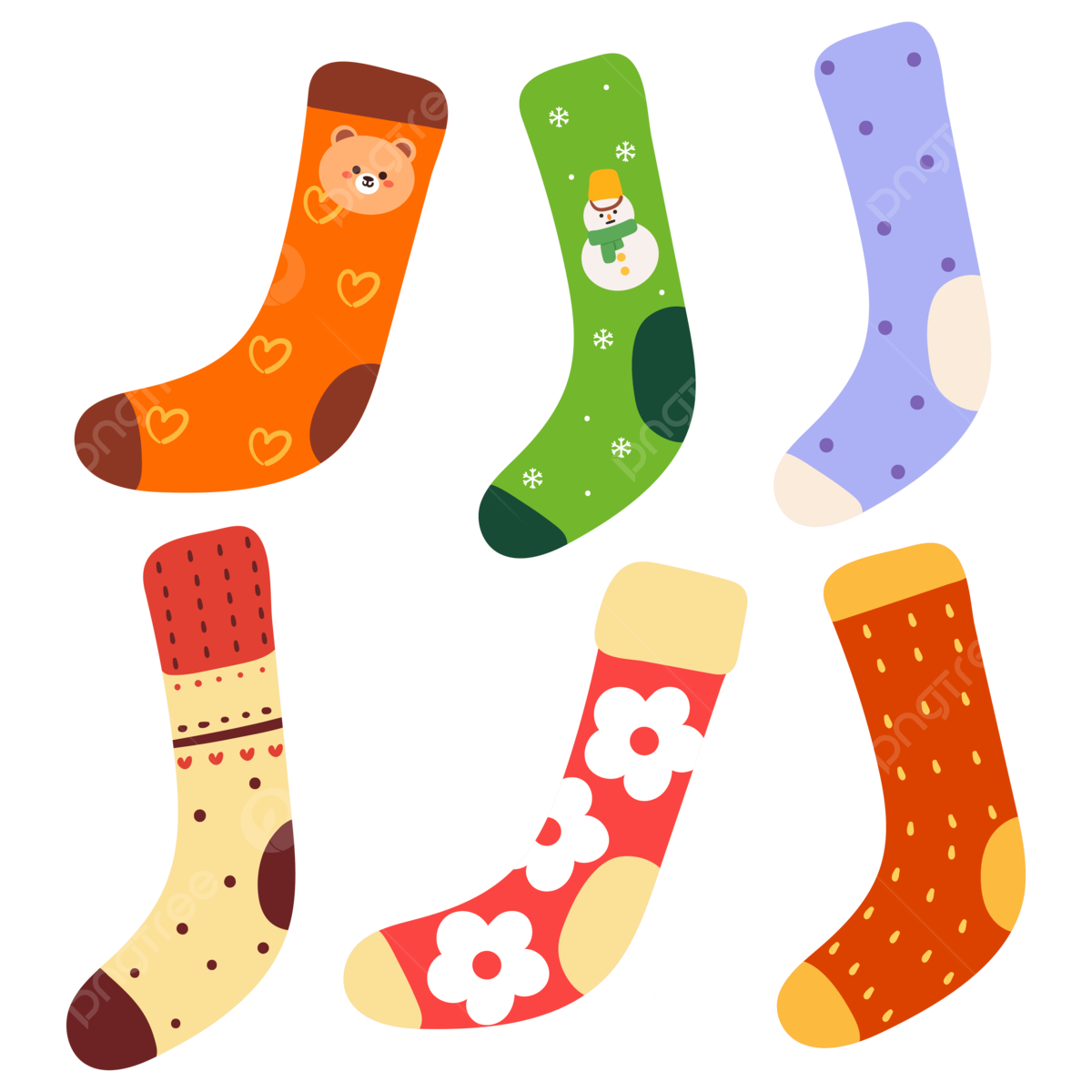 cute socks shirt transparent background 0044