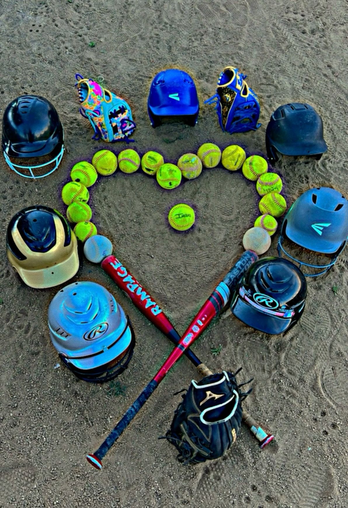 cute softball backgrounds 0012