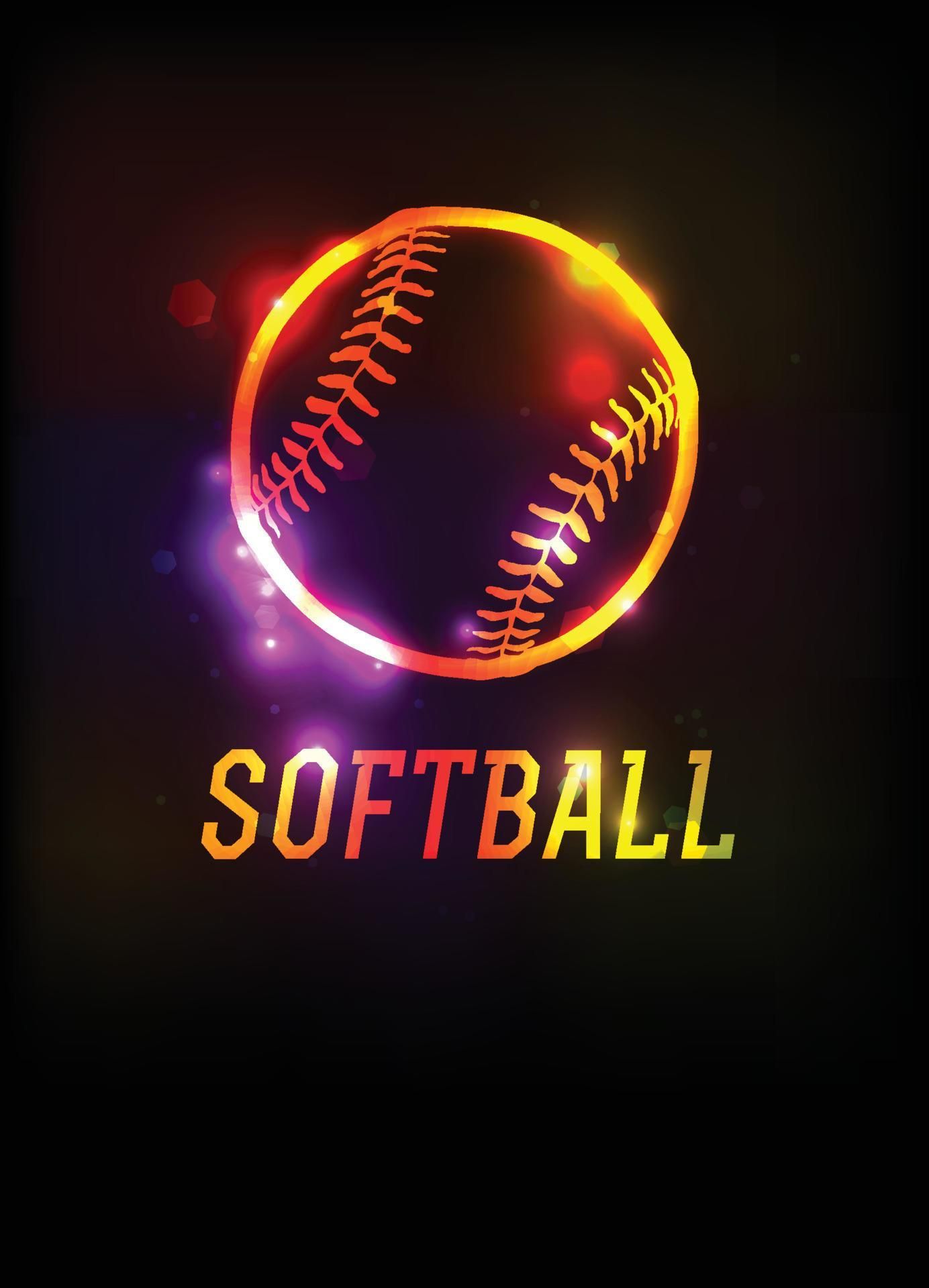 cute softball backgrounds 0019