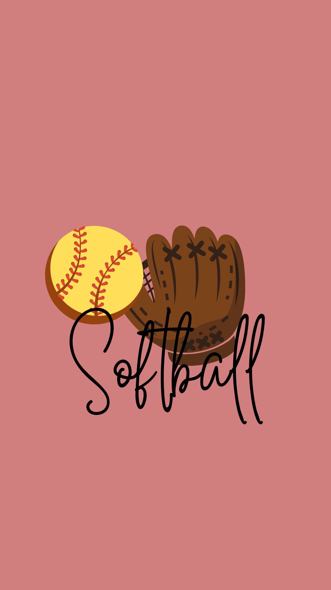 cute softball backgrounds 0053