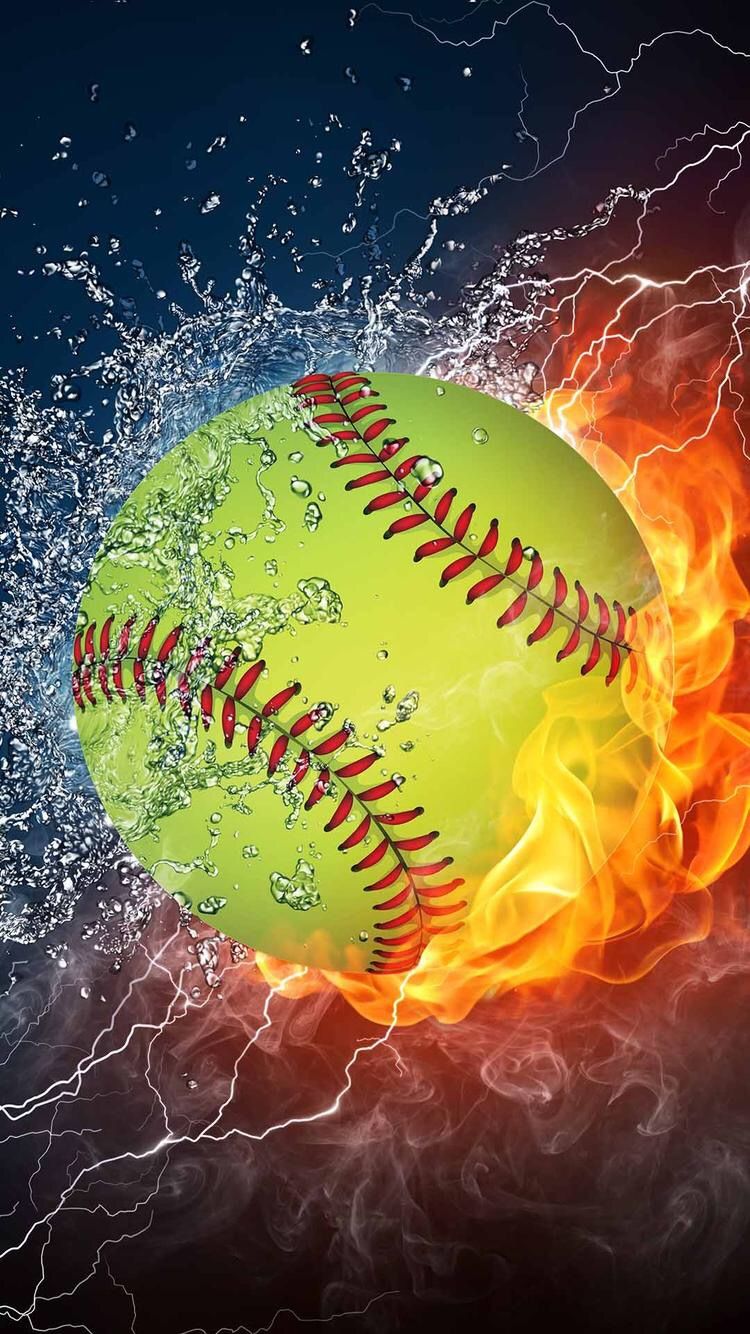 cute softball backgrounds 0058