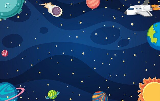 cute space backgrounds for kids