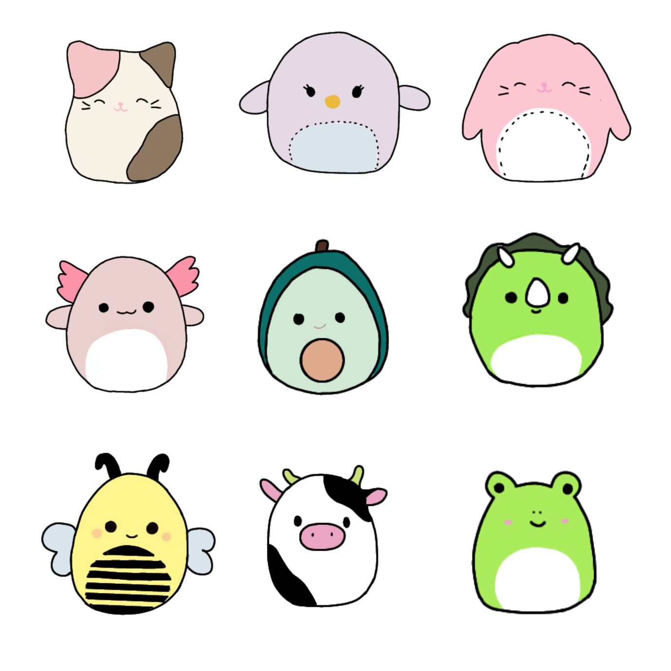 cute Squishmallow backgrounds 0087