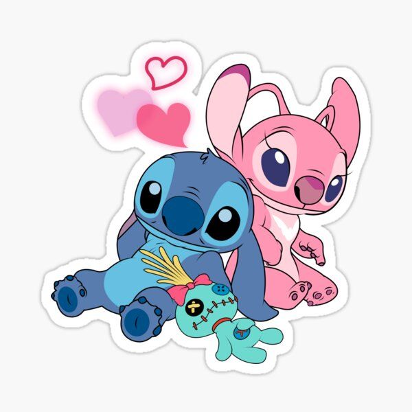 cute Stitch and Angel backgrounds 0012