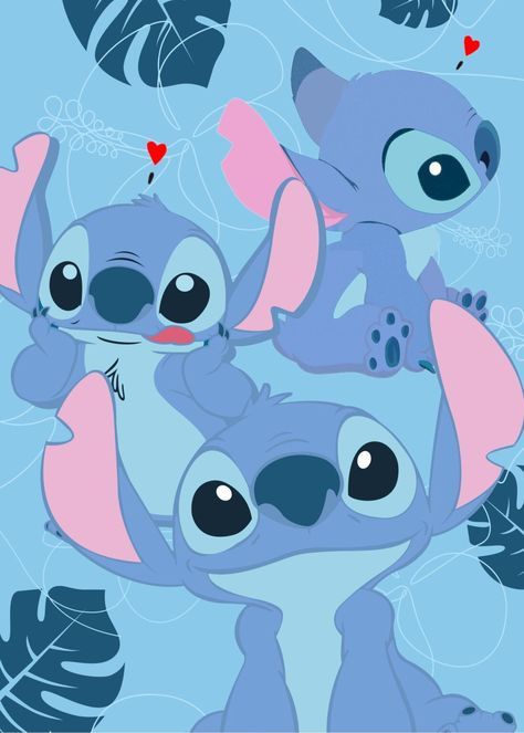 cute Stitch and Angel backgrounds 0029