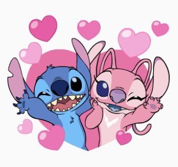 cute Stitch and Angel backgrounds 0044