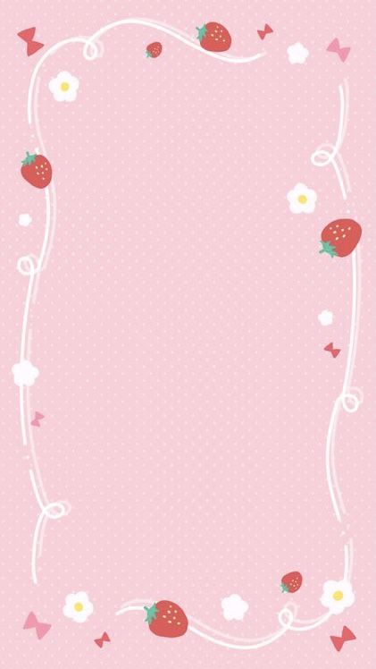 cute strawberry backgrounds 0010