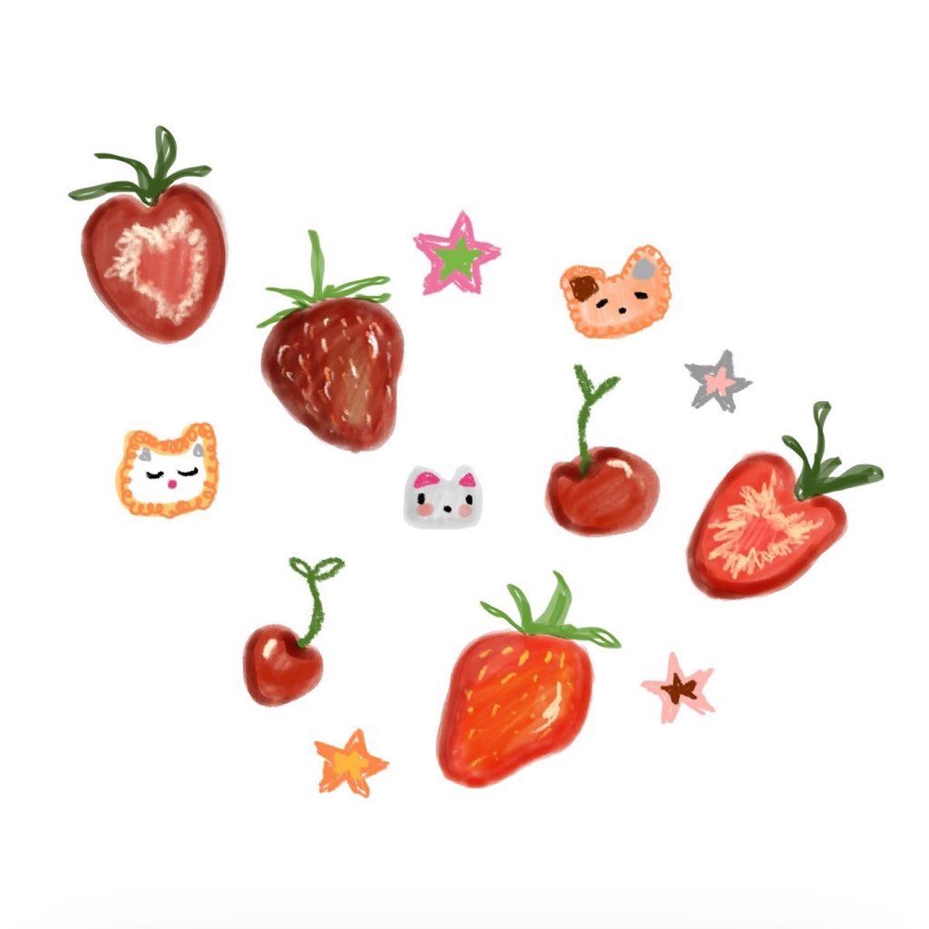 cute strawberry backgrounds 0013