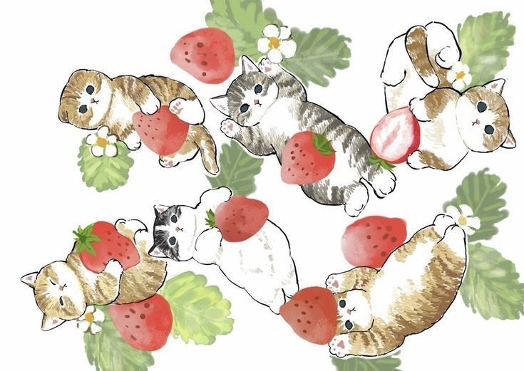 cute strawberry backgrounds 0015