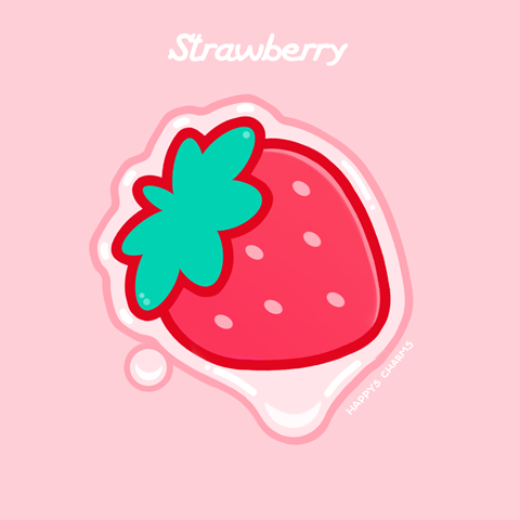 cute strawberry backgrounds 0017