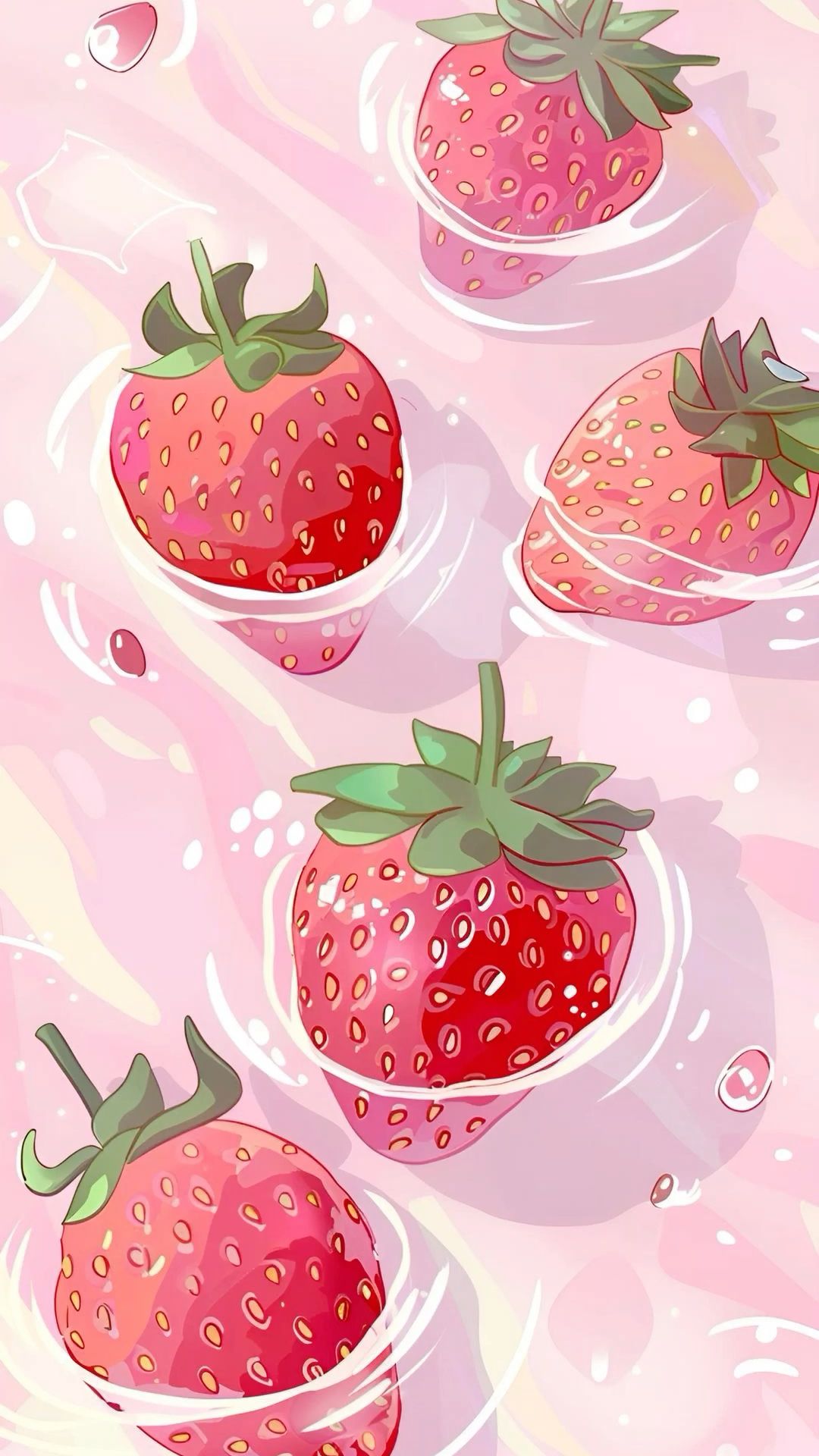 cute strawberry backgrounds 0022