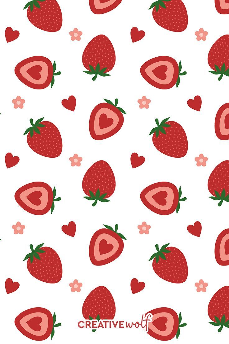 cute strawberry backgrounds 0024