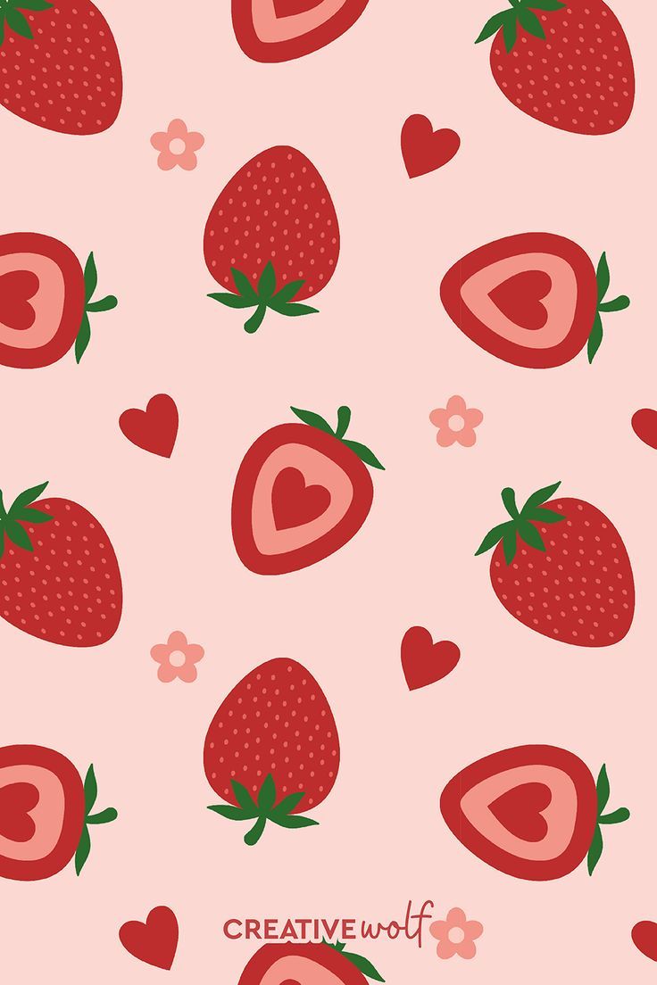 cute strawberry backgrounds 0032