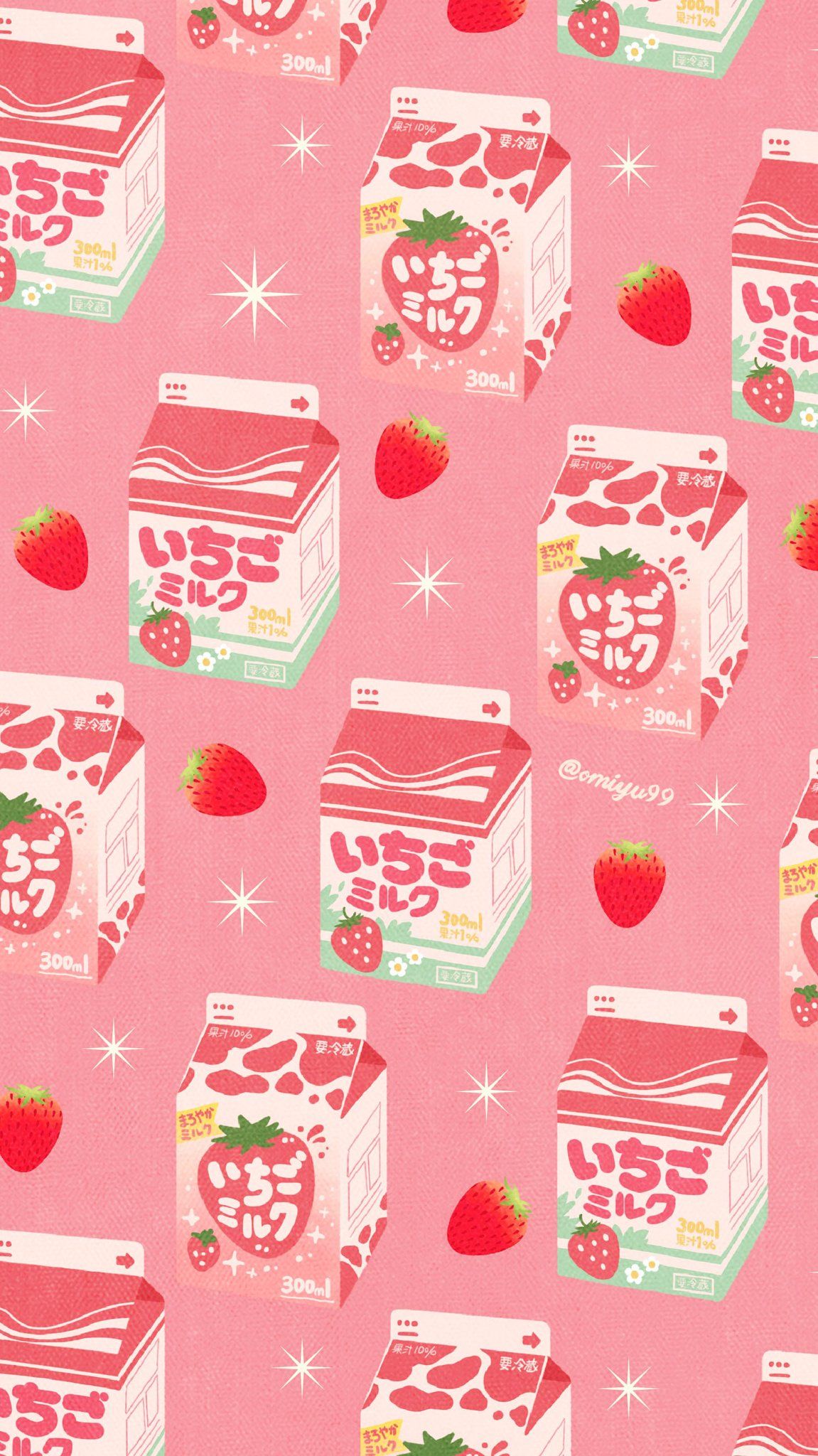 cute strawberry backgrounds 0033