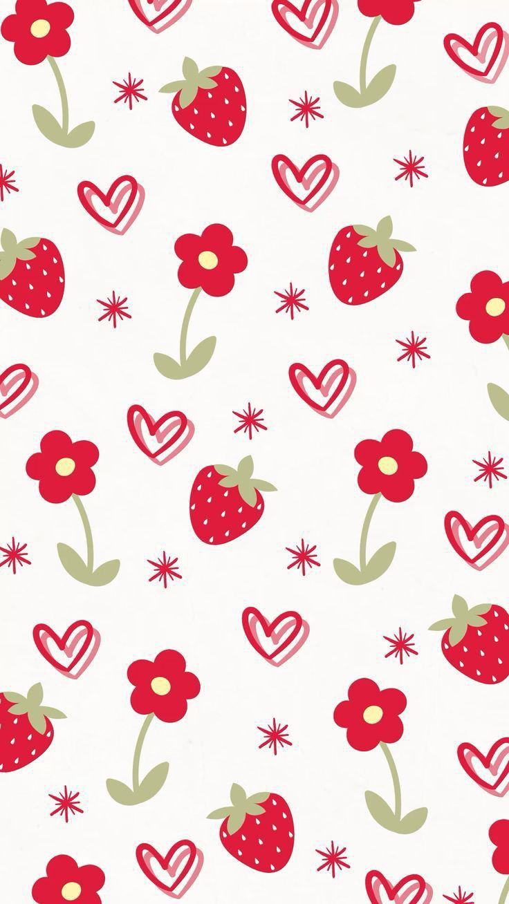 cute strawberry backgrounds 0064