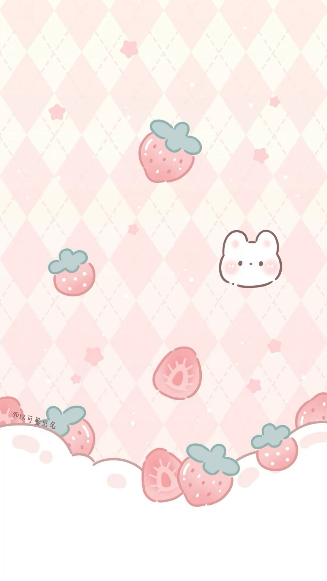 cute strawberry backgrounds 0069