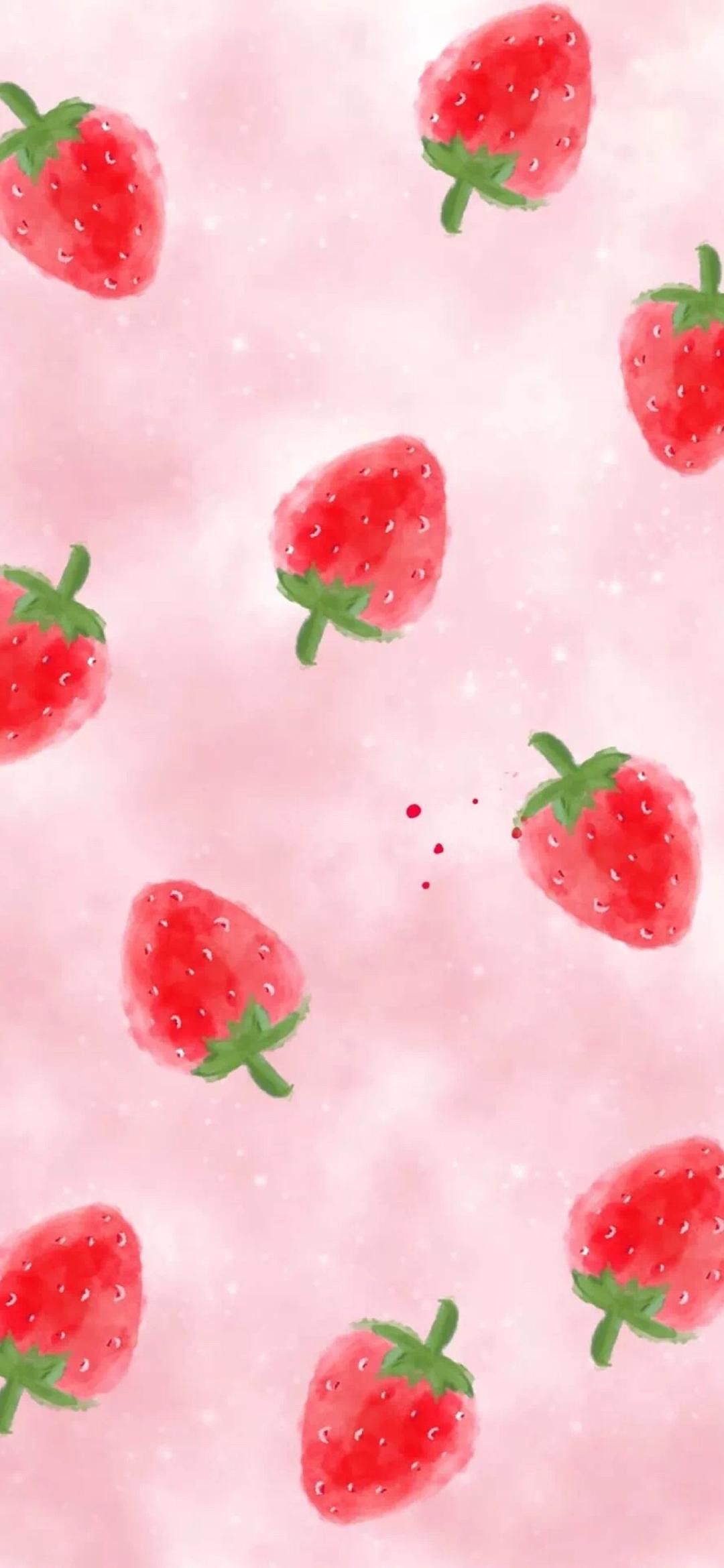 cute strawberry backgrounds 0080