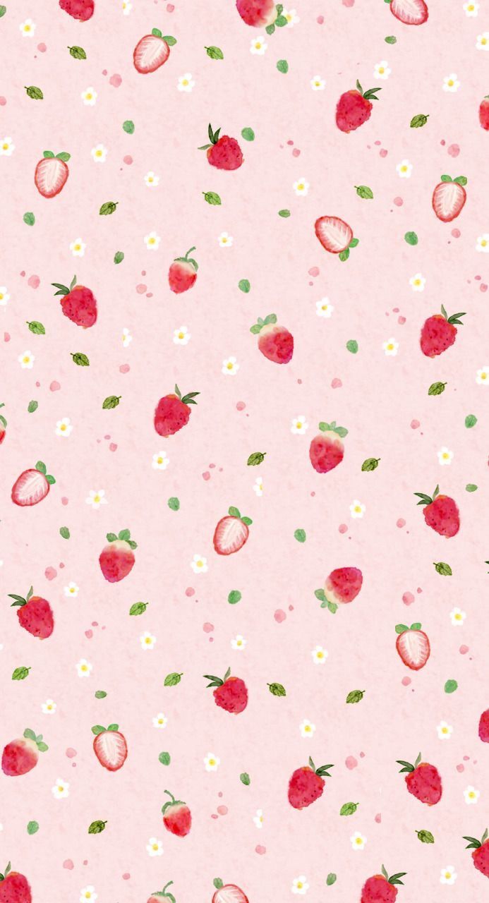 cute strawberry backgrounds 0089