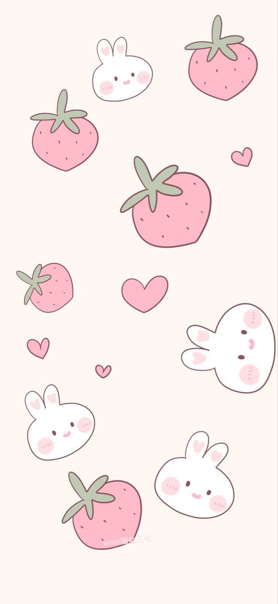 cute strawberry backgrounds 0096