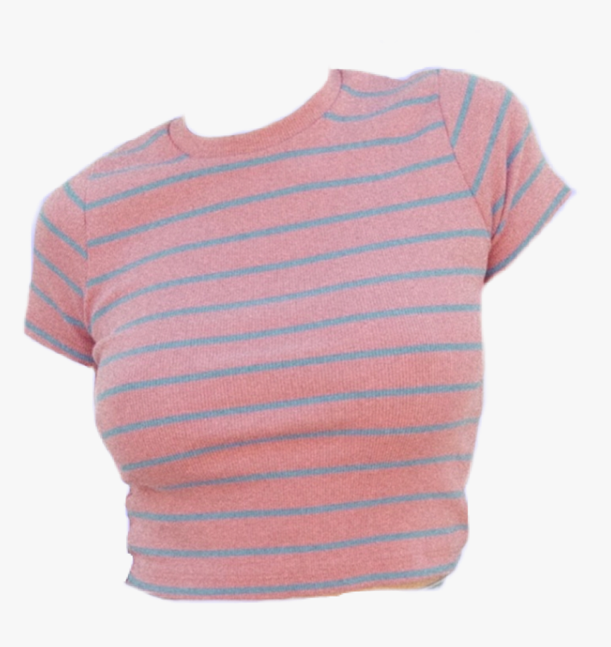 cute stripes shirt on transparent background