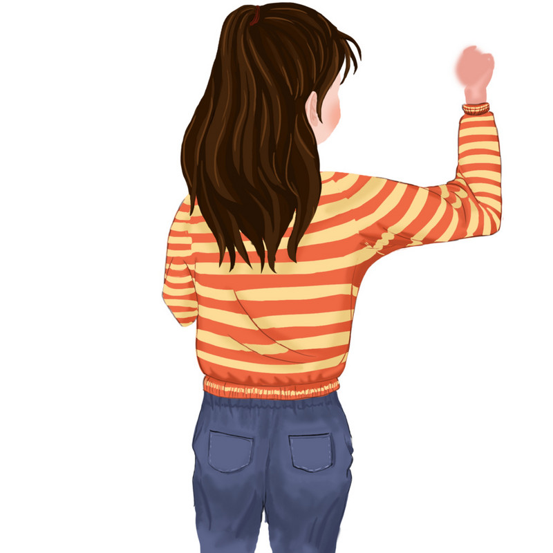 cute stripes shirt transparent background 0019