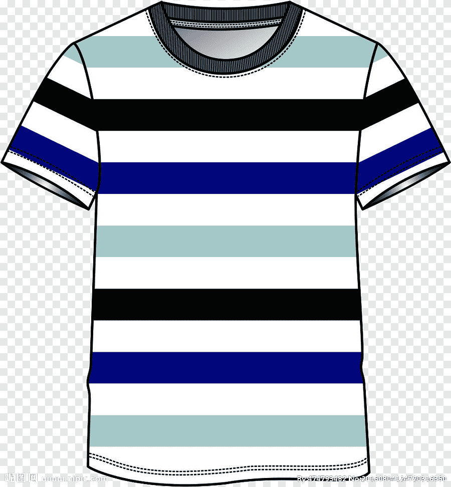 cute stripes shirt transparent background 0034