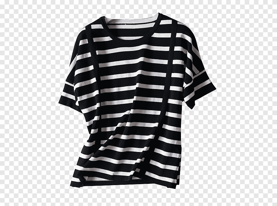 cute stripes shirt transparent background 0080