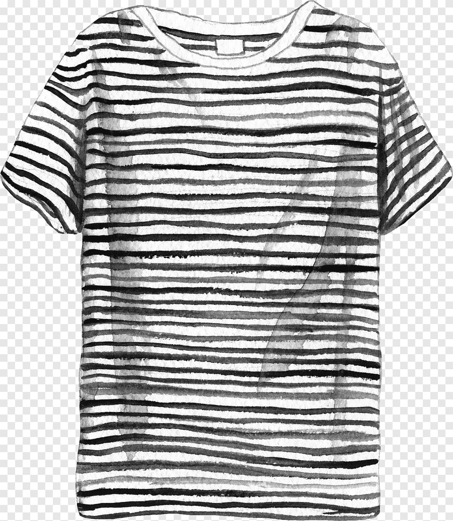 cute stripes shirt transparent background 0092