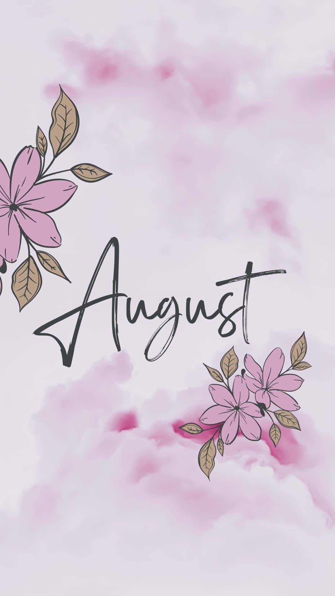 cute summer backgrounds for August