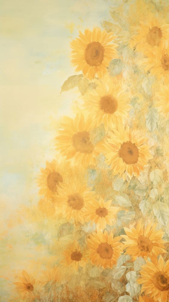 cute sunflower backgrounds 0011