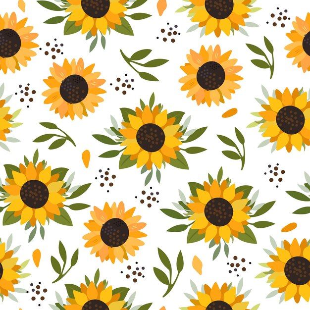 cute sunflower backgrounds 0058