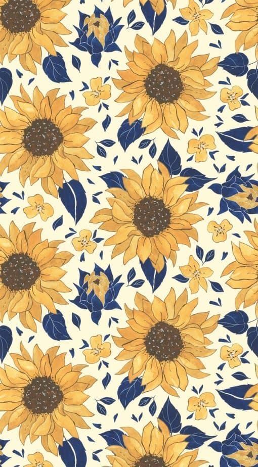 cute sunflower backgrounds 0065