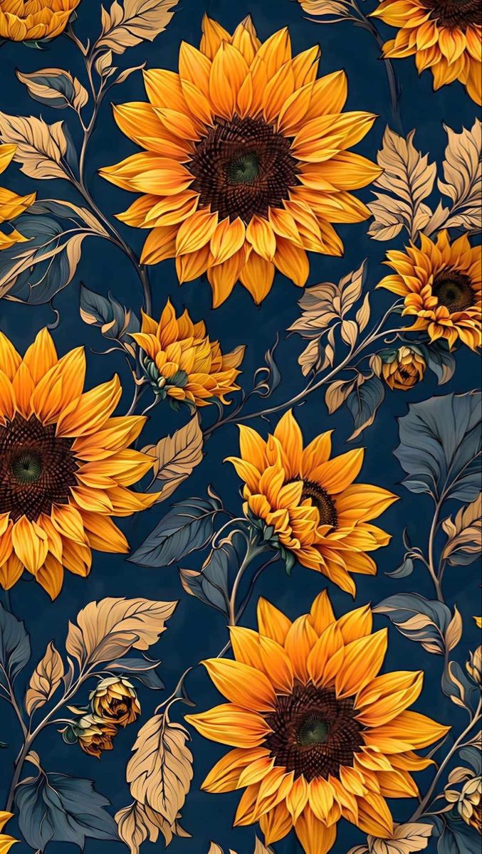 cute sunflower backgrounds 0069