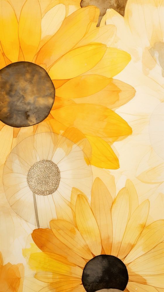 cute sunflower backgrounds 0081