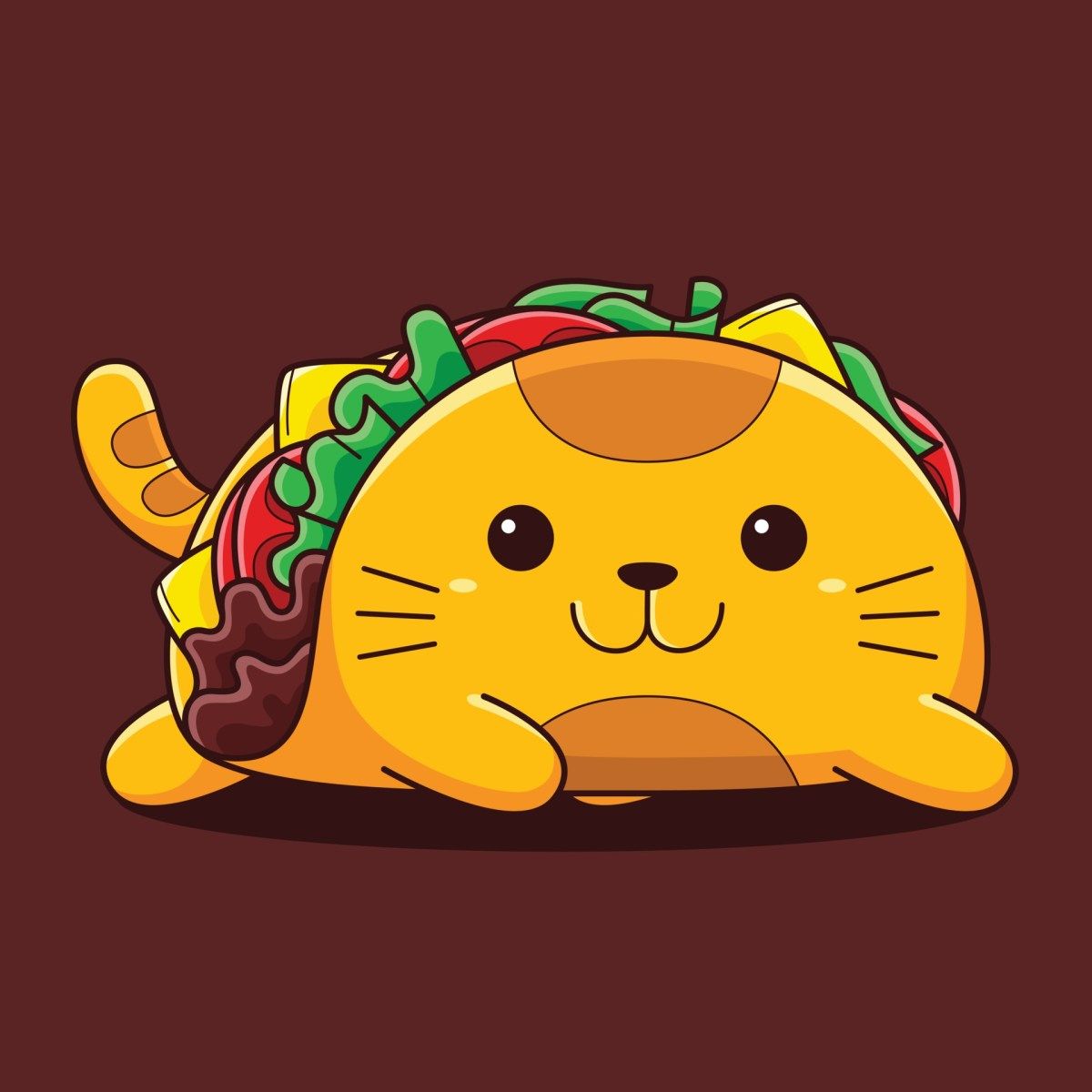 cute taco background patterns