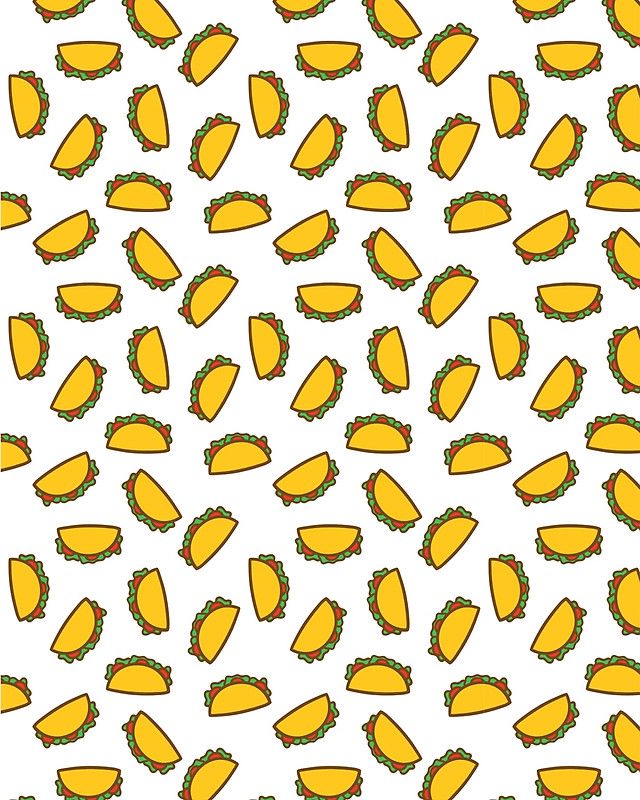 cute taco background 0020