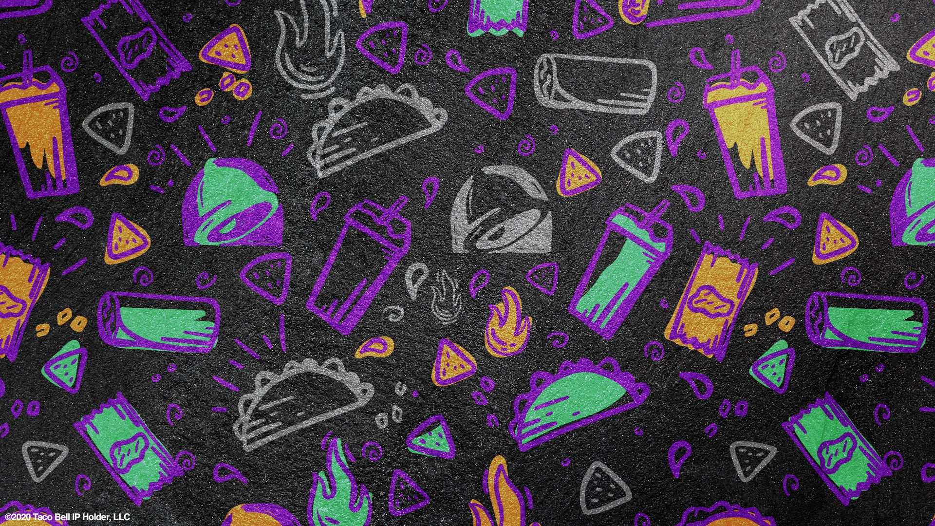 cute taco background 0023