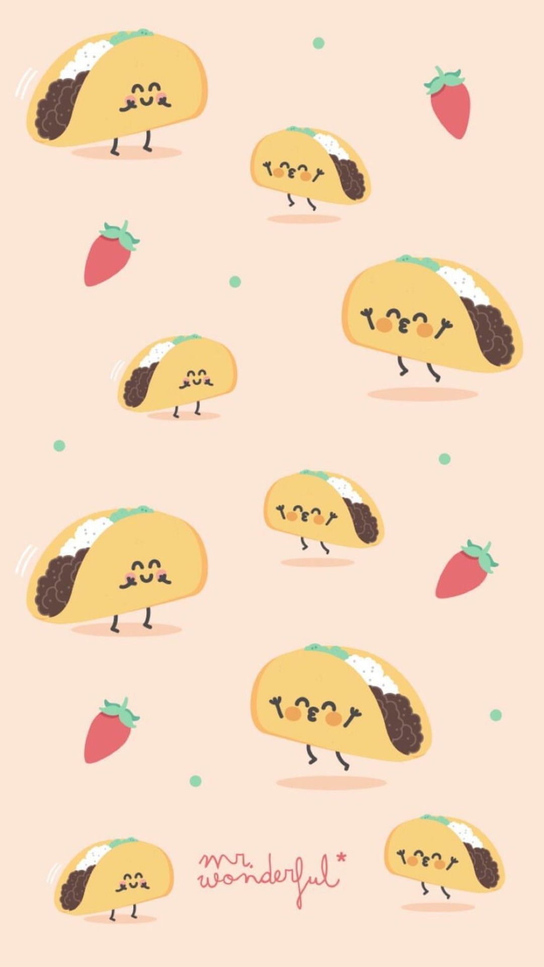 cute taco background 0025